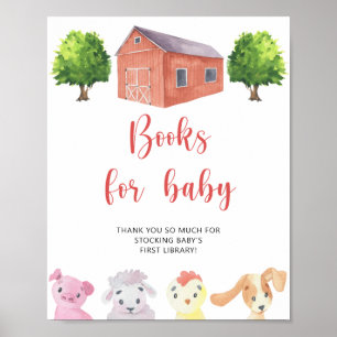 Bauernhof - Kinderbibliothek Poster
