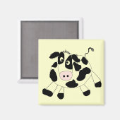 Bauernhof-Kuh-T-Shirts und Geschenke Magnet (Vorderseite/Rückseite)