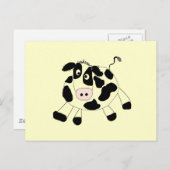 Bauernhof-Kuh-T-Shirts und Geschenke Postkarte (Vorne/Hinten)