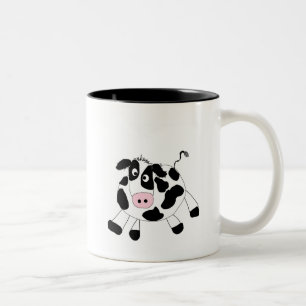 Bauernhof-Kuh-T-Shirts und Geschenke Zweifarbige Tasse