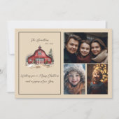 Bauernhof Land Weihnachten Drei Foto (Vorderseite)