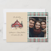 Bauernhof Land Weihnachten Ein Foto (Vorderseite)