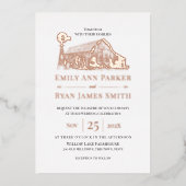 Bauernhof Landstall Folieneinladung (Vorderseite)