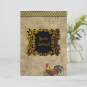 Bauernhof-Leben Einladung (Stehend Vorderseite)