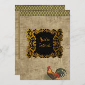 Bauernhof-Leben Einladung (Vorne/Hinten)