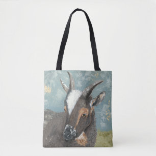 Bauernhof-Leben-Graue Ziege Tasche