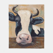 Bauernhof-Leben - Gunther die Kuh Fleecedecke (Vorderseite)