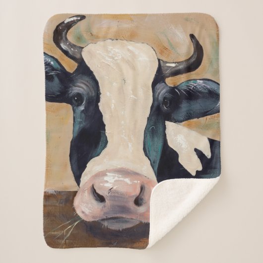 Bauernhof-Leben - Gunther die Kuh Sherpadecke (Vorderseite)