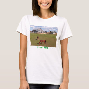 Bauernhof-Leben-T - Shirt