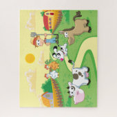 Bauernhof-Lebens-Puzzle Puzzle (Vertikal)