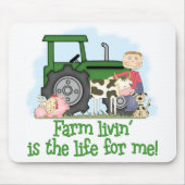 Bauernhof Livin (Junge) Mousepad (Vorne)