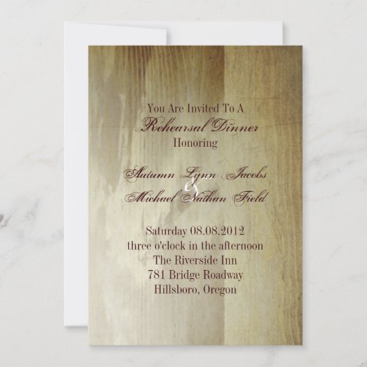 Bauernhof-LKW-Western-Hochzeits-Proben-Abendessen Einladung (Vorderseite)