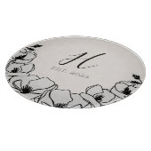 Bauernhof Magnolia Blume nach Maß Jahr Schneidebrett (Ecke)