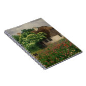 Bauernhof mit Wiese-Blume Notizblock (Rechte Seite)