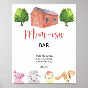 Bauernhof - Momosa bar Poster