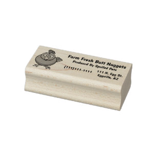 Bauernhof-neue Hintern-Nugget-Briefmarke Gummistempel