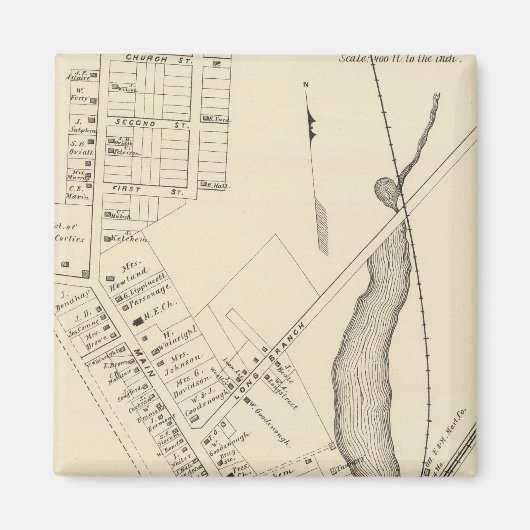 Bauernhof, New Jersey Magnet (Vorne)