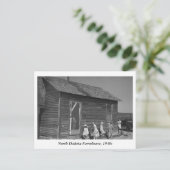 Bauernhof North Dakota, 1930er Postkarte (Stehend Vorderseite)