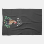 Bauernhof | Nur ein Mädchen, das ihre Hühner Liebe Geschirrtuch (Horizontal)