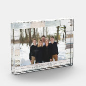 Bauernhof Personalisiert Name Foto Acrylblock (Links)