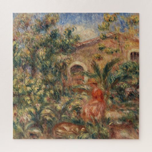 Bauernhof Pierre-Auguste Renior Malerei Puzzle (Vertikal)