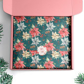 Bauernhof Poinsettia Aquarell Winter Folies Seidenpapier