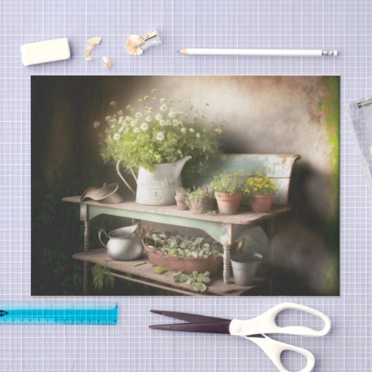 Bauernhof Pottenbank Seidenpapier (Handwerk)