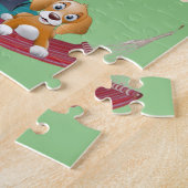 Bauernhof-Rätsel Kuh Schweine Bauernhaus Puzzle (Seite)