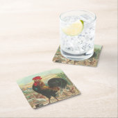 Bauernhof Rechteckiger Pappuntersetzer (Vor Ort)