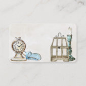 Bauernhof Retro Vintage Findlinge Treasko Visitenkarte (Rückseite)