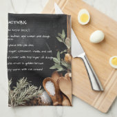 Bauernhof Rezept Halbpension Grenze Geschirrtuch (Viertel Falte)