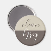 Bauernhof Rustic Tan Brown Geschirrspülmaschine Ma Magnet (Vorderseite/Rückseite)