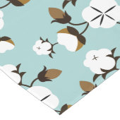 Bauernhof Rustikale Baumwolle Blume & Aquamarin Großer Tischläufer (Ecke)