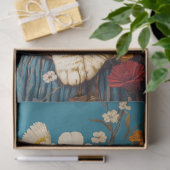 Bauernhof Rustikale Katze Dekoupage Seidenpapier (Geschenk)