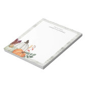 Bauernhof Rustikale Wasserfarbenkürme Personalisie Notizblock (Rotiert)