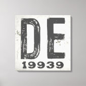 Bauernhof Rustikaler Staat Zip Code Delaware Leinwanddruck (Vorderseite)