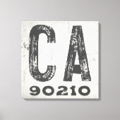 Bauernhof Rustikaler Staat Zip Code Kalifornien Leinwanddruck (Vorderseite)