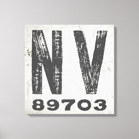 Bauernhof Rustikaler Staat Zip Code Nevada Leinwanddruck (Vorderseite)