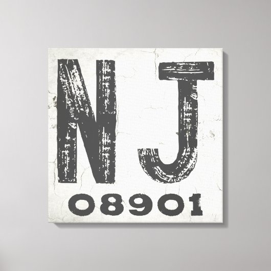 Bauernhof Rustikaler Staat Zip Code New Jersey Leinwanddruck (Vorderseite)