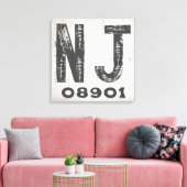 Bauernhof Rustikaler Staat Zip Code New Jersey Leinwanddruck (Insitu (Wohnzimmer))