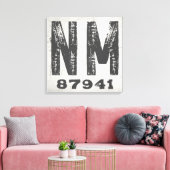 Bauernhof Rustikaler Staat Zip Code New Mexico Leinwanddruck (Insitu (Wohnzimmer))