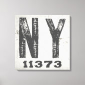 Bauernhof Rustikaler Staat Zip Code New York Leinwanddruck (Vorderseite)