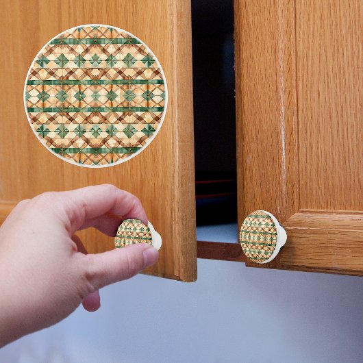 Bauernhof Rustikales Muster Keramikknauf