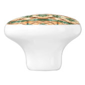 Bauernhof Rustikales Muster Keramikknauf (Seitenansicht)