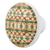 Bauernhof Rustikales Muster Keramikknauf (Rechts)