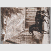 Bauernhof Rustikales Pferd Dekoupage Seidenpapier (Vorderseite)