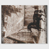 Bauernhof Rustikales Pferd Geschenkpapier (Flach)