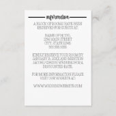 Bauernhof-Schriftart Hochzeitskarte Begleitkarte (Vorderseite)