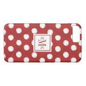 Bauernhof-Schritt des Monogramm-| Otomi Case-Mate iPhone Hülle (Rückseite (Horizontal))