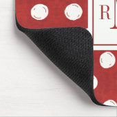 Bauernhof-Schritt des Monogramm-| Otomi Mousepad (Ecke)